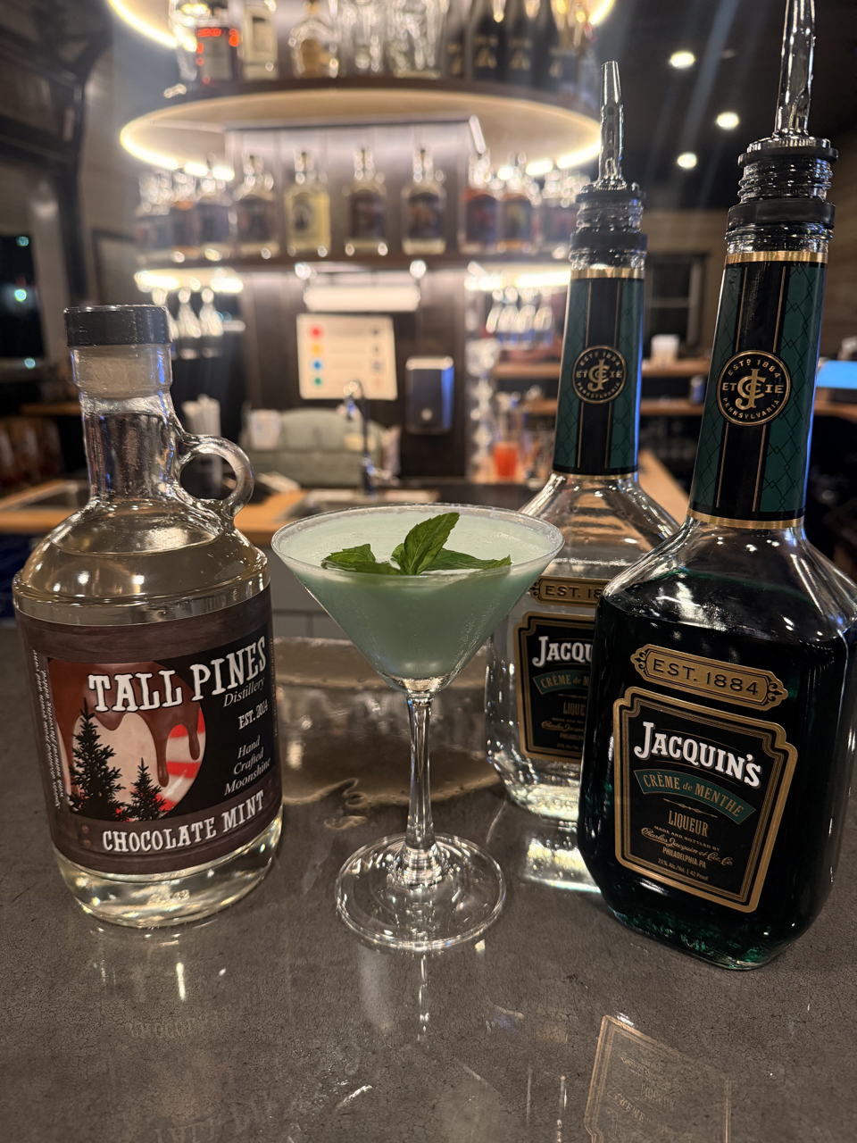 Grasshopper martini